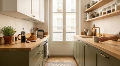 Votre cuisine blanche fatigue : ce duo de couleurs discret à adopter avant de tout refaire au printemps