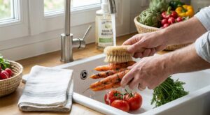 Vous lavez vos légumes au vinaigre blanc ? Cette mauvaise habitude ne suffit pas à vous protéger, faites plutôt ça