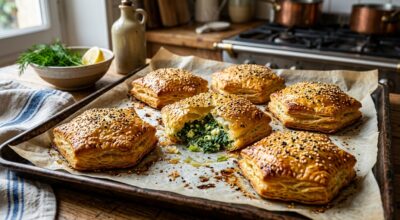 5 ingrédients, 18 minutes : ces chaussons épinards-feta croustillants cachent un geste malin à connaître