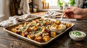 Apéro : ce pain perdu salé au four, anti-gaspi et pas cher, a fait oublier tous mes biscuits du commerce