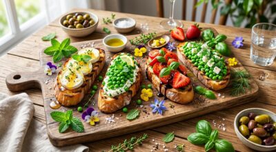Apéro : ces bruschettas de printemps prêtes en 15 minutes cachent ce geste de chef qui bluffe les invités