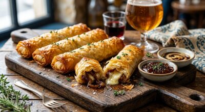 Apéro improvisé : ces cigares de pâte filo croustillants au chèvre font croire à une réception organisée