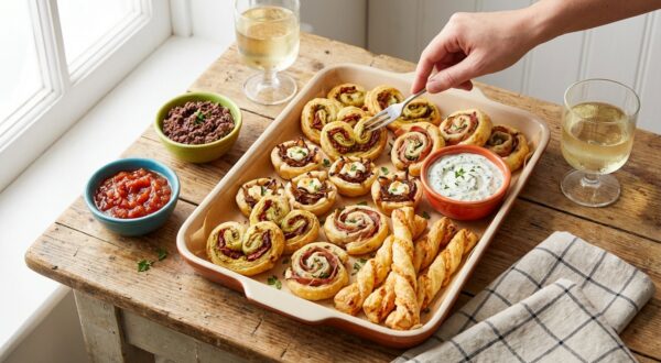 Apéro improvisé : fini les chips jetées sur la table, cette pâte toute prête bluffe vos invités en 30 minutes