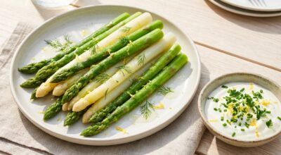 Asperges : cette sauce citronnée légère prête en 2 minutes risque de détrôner la hollandaise chez vous
