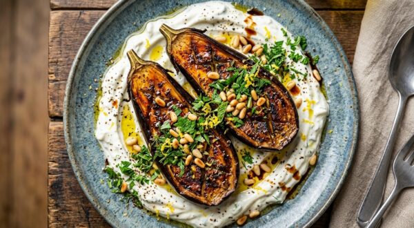 Aubergines rôties : arrêtez de les poser n’importe comment, cette façon bluffe tous vos invités