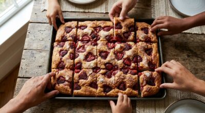 Ce faux gâteau aux fraises est en réalité un pain italien moelleux : la méthode secrète qui bluffe toute la famille