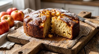Ce gâteau aux pommes reste ultra moelleux plusieurs jours grâce à cette base d’une autre pâtisserie française