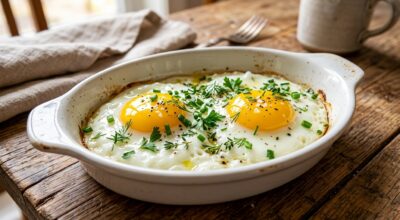 Ce geste oublié pour cuire vos œufs au plat change tout : blanc soyeux, jaune coulant, sans passer par la poêle