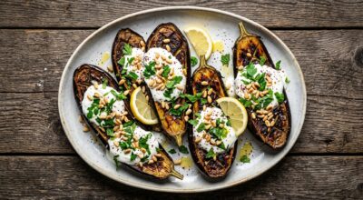 Ce mélange crémeux sur les aubergines rôties fait oublier la ratatouille, sans aucune crème