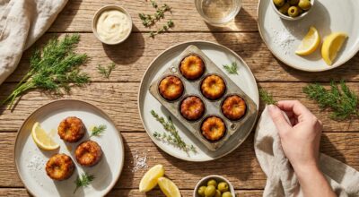 Ce moule de pâtisserie change tout : en 25 min, vos boîtes de thon deviennent les bouchées apéro les plus bluffantes