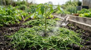 Ce paillage gratuit de tondeuse en avril déclenche sous vos tomates un désastre que vous ne voyez pas