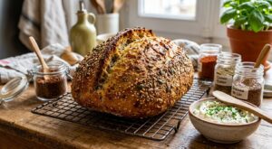 Ce pain maison sans pétrissage préparé en 10 minutes avec vos épices de placard a bluffé tout le monde