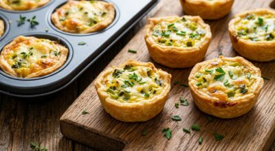 Ce simple geste avec votre appareil à quiche bluffe tous les invités : des bouchées poireau-comté pour l’apéro