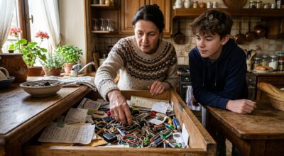 Ce tiroir fouillis dans la cuisine de vos parents trahit une vérité dérangeante sur leur charge mentale