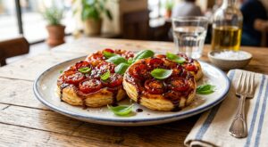Ces mini tartes Tatin tomate-basilic font aimer les tomates cuites grâce à ce geste de cuisson que tout le monde oublie