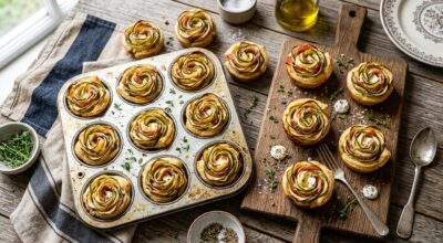Courgette + pâte feuilletée : cette astuce façon rose bluffe tous les invités, si vous évitez ce gros piège
