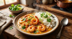 Crevettes au lait de coco : cette erreur les ruine, évitez-la et obtenez une sauce ultra crémeuse en 20 min