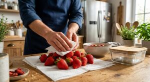 Fraises du marché : cette erreur que tout le monde fait en rentrant les fait pourrir en 48 h, voici le bon geste