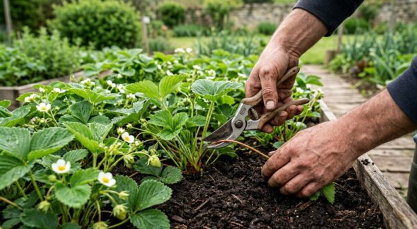 Fraisiers : ces 3 gestes de début avril que presque personne ne fait et qui décuplent la récolte dès mai