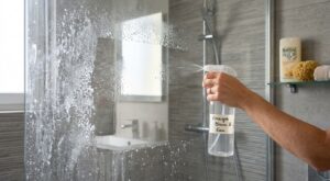 J’ai pulvérisé ce mélange maison sur ma paroi de douche : le calcaire a fondu sous mes yeux, sans frotter