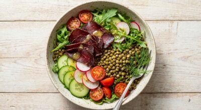 Jambon blanc : vous pensez alléger vos repas ? Cette charcuterie séchée offre 2x plus de protéines pour moins de gras