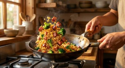 « Je la fais chaque soir de flemme » : cette sauce minute à 4 ingrédients change tout pour vos restes de riz sauté
