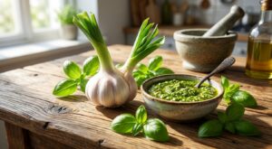 Je n’achète plus d’ail sec : ce bulbe cru de printemps a tout changé dans mes pestos (et mon estomac)