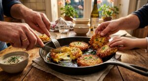 « Mon mari a croqué dedans… » : ces galettes de patates dorées cachent ce secret de chef pour un cœur coulant