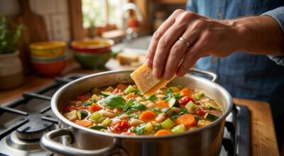 Ne jetez plus ce bout de fromage dur : il remplace vos bouillons cubes et change totalement vos soupes