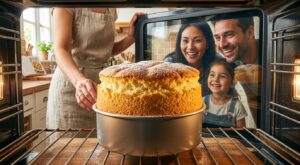 « Pas une goutte de beurre dedans » : ce gâteau qui double de volume au four bluffe les invités avec un seul geste