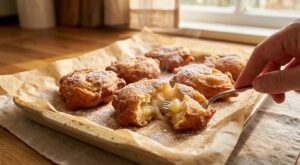 Plus jamais de friteuse : ces beignets aux poires au four sont si croustillants grâce à cette astuce secrète