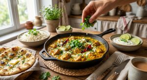 Poulet aux épices sans crème : cet ingrédient du frigo à 1 € le rend onctueux en 20 min si vous l’ajoutez au bon moment