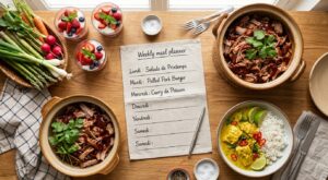 Repas du soir : ce plan en 7 jours met fin au casse‑tête des menus sans dépasser 30 minutes par soir