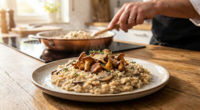 Risotto aux champignons de Cyril Lignac : ce geste interdit ruine tout, son secret crémeux change votre plat