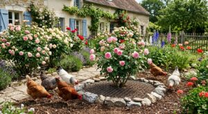 Rosiers saccagés : cette « bonne idée » avec vos poules tourne au carnage si vous oubliez ce geste avant de les lâcher