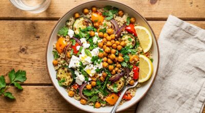 Salade de quinoa qui cale jusqu’au soir : j’ajoute cet ingrédient du placard et mon mari en réclame chaque semaine