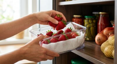 Si vos fraises pourrissent en 48 h, ce coin oublié de la cuisine les garde fraîches 7 jours