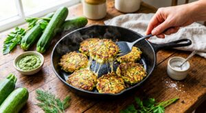 Si vos galettes de courgettes sont toujours molles, ma voisine ajoute cet ingrédient crémeux qui change tout