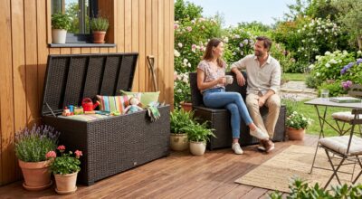Terrasse en bazar ? Ce coffre de terrasse malin la remet en ordre en 10 minutes, les jardiniers se l&rsquo;arrachent
