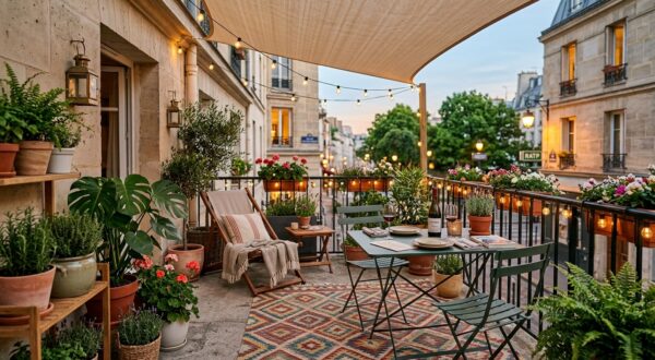 Terrasse tristounette : ces 5 aménagements express la transforment en cocon de rêve en un week-end, sans gros travaux