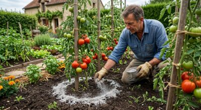 Tomates qui végètent au potager : cet ingrédient oublié à mettre au pied dès ce soir a doublé ma récolte en un mois
