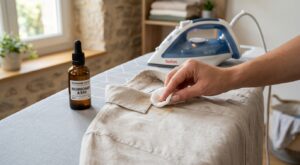 Trace de fer à repasser sur vos chemisiers : ce produit oublié du placard à pharmacie efface tout en quelques minutes