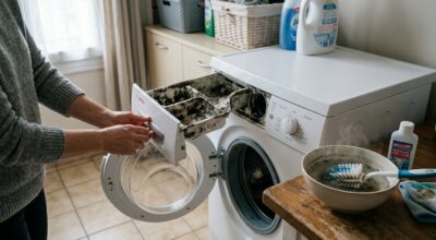 Traces noires et odeur de moisi : ce recoin du lave-linge que vous ne nettoyez jamais ruine votre linge à chaque lavage