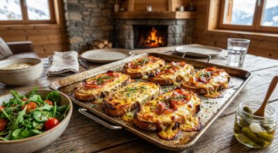 Voici la tartine au four en 15 minutes qui transforme vos soirs de flemme en vraie soirée raclette de chalet