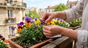 Vos pensées s’éteignent sur le balcon ? Ce geste de 2 minutes évite l’erreur qui ruine leur floraison