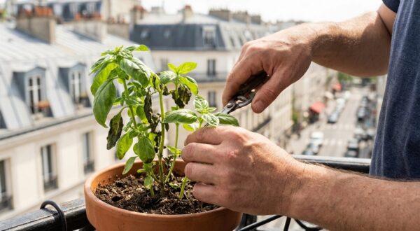 Votre basilic noircit et ne sent plus rien : ce geste que vous faites à l’envers détruit votre plant depuis le début