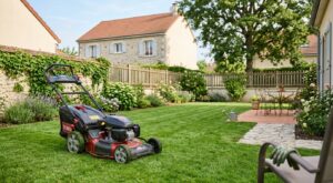 Votre voisin ne tond jamais et son gazon est parfait : cette tondeuse ManoMano à -100 € fait tout pour lui