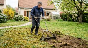 Vous arrosez, tondez, semez pour rien : ce geste au sol oublié sans lequel votre pelouse dépérit