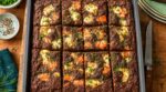 Apéro : ce brownie salé chèvre-saumon fondant cache un légume râpé que même vos enfants ne soupçonneront pas