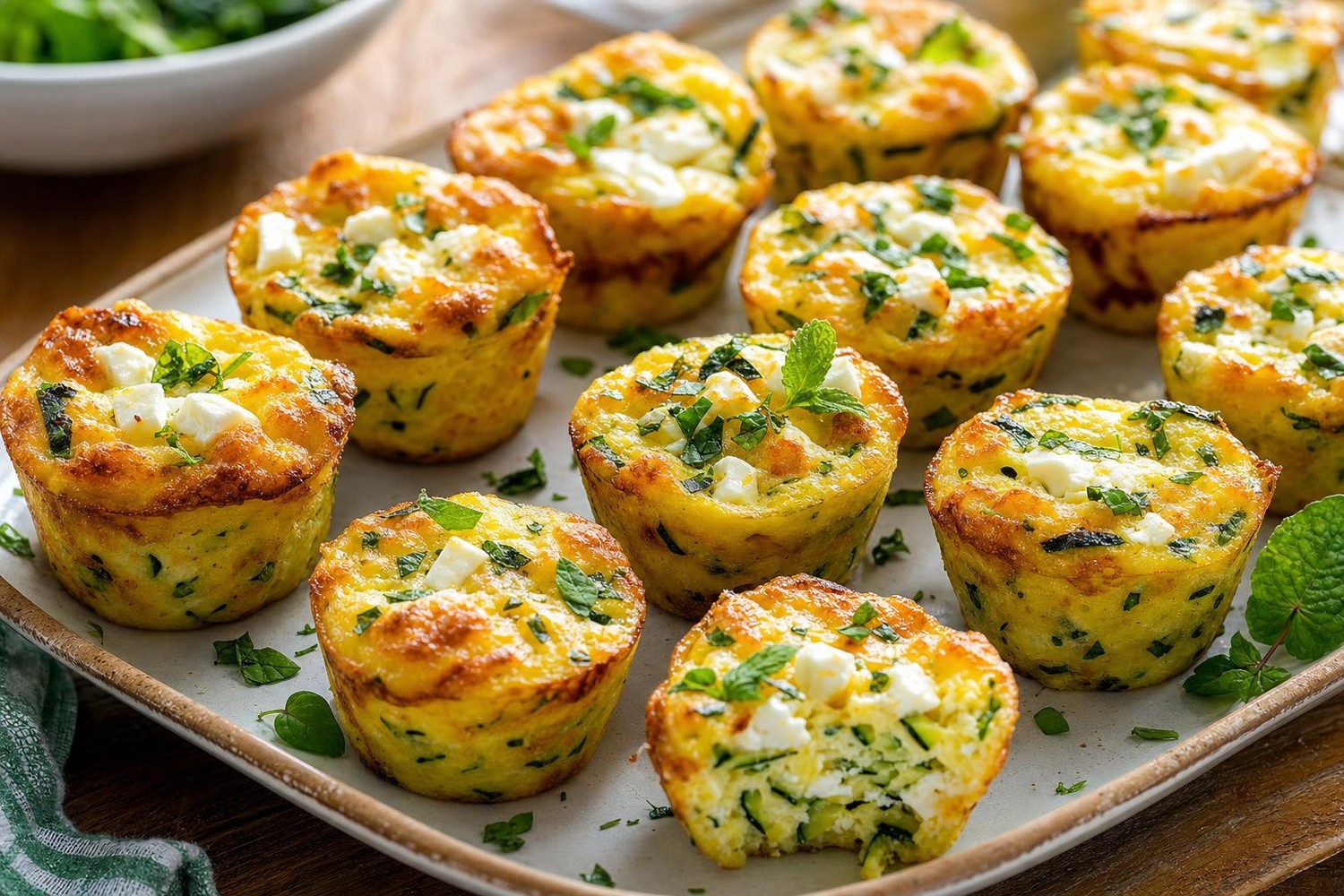 Courget Saya Rend Apéro : ces mini flans de courgette cachent ce duo frais-salé bluffant ...